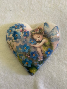 Decoupaged  Hanging Heart