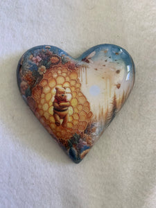 Decoupaged  Hanging Heart