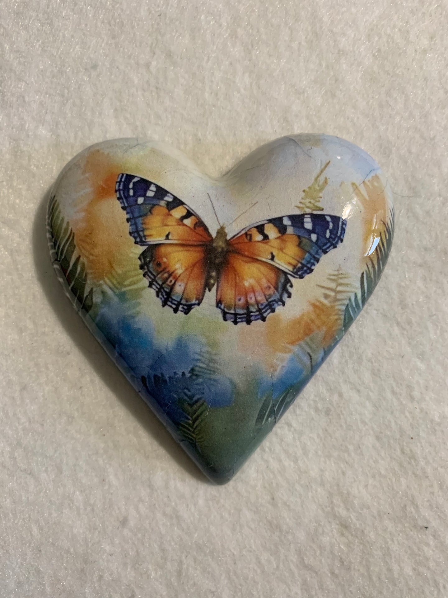 Decoupaged  Hanging Heart