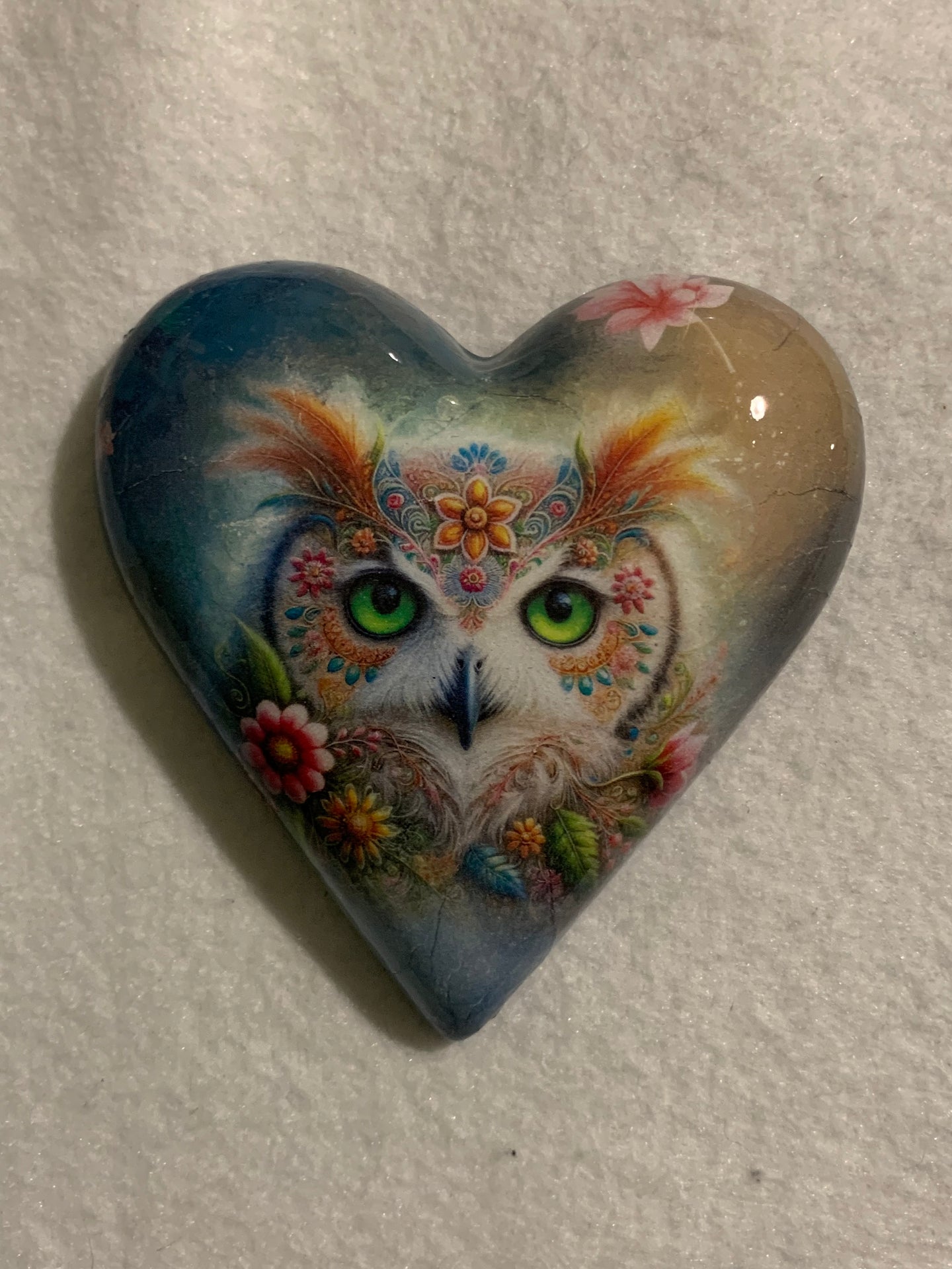 Decoupaged  Hanging Heart