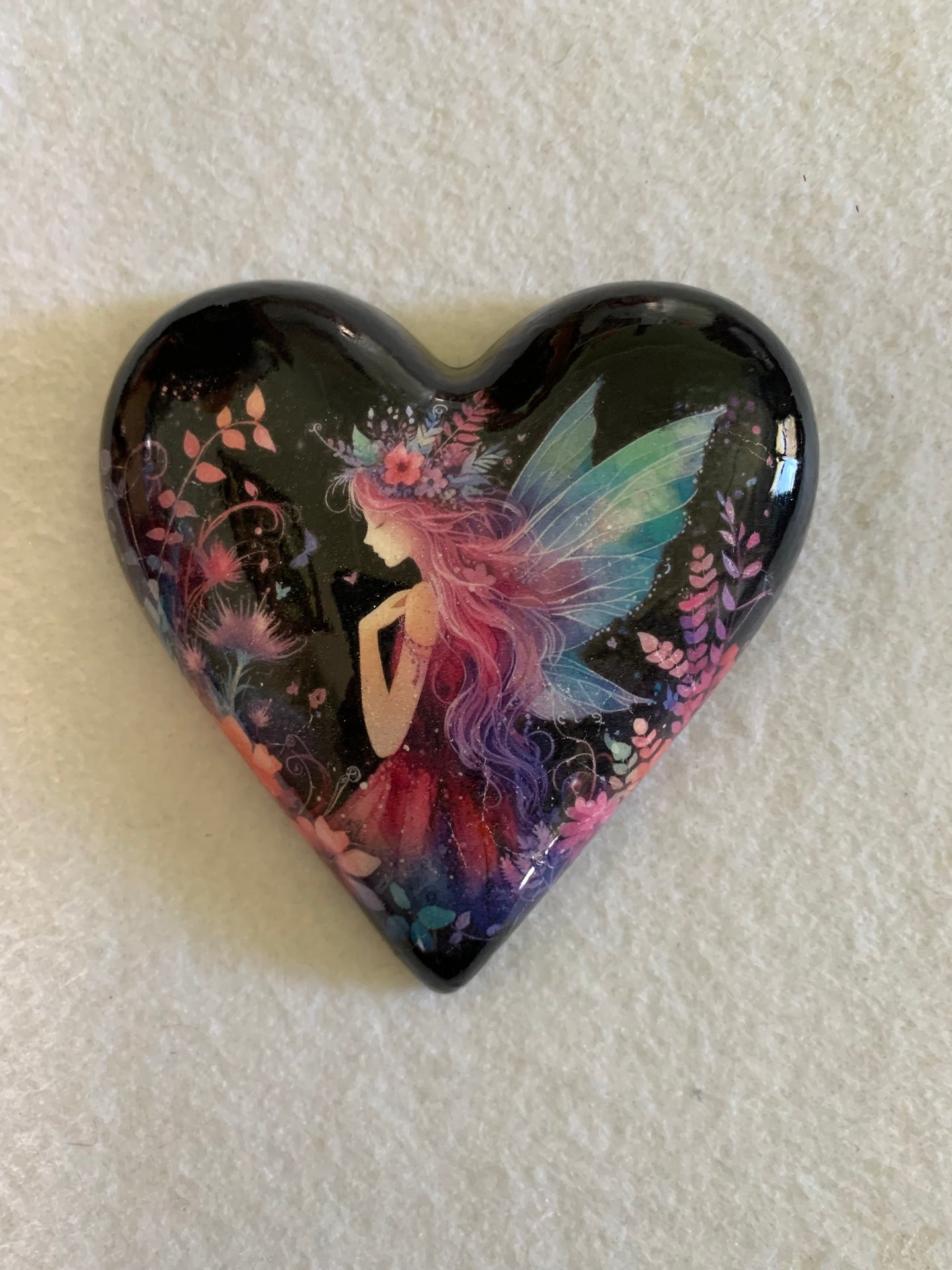 Decoupaged  Hanging Heart