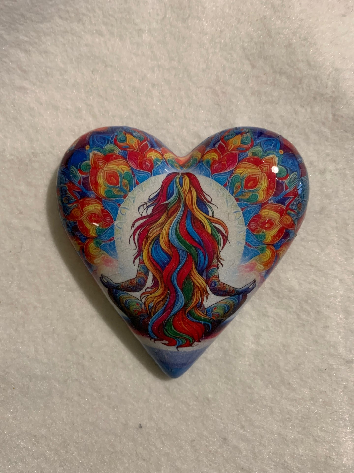 Decoupaged  Hanging Heart