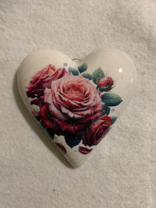 Decoupaged  Hanging Heart