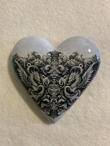 Decoupaged  Hanging Heart