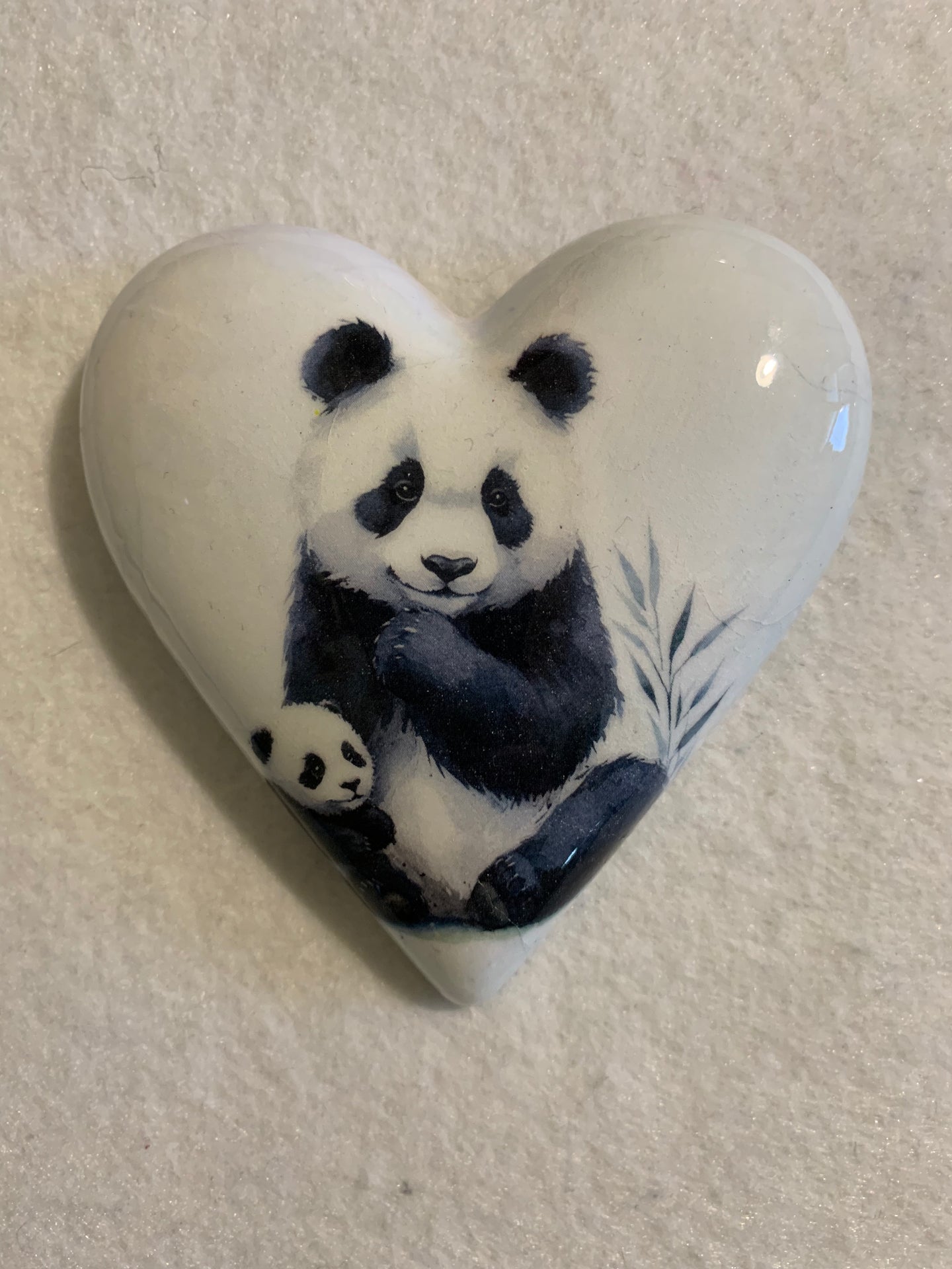 Decoupaged  Hanging Heart