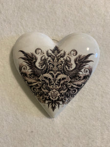 Decoupaged  Hanging Heart
