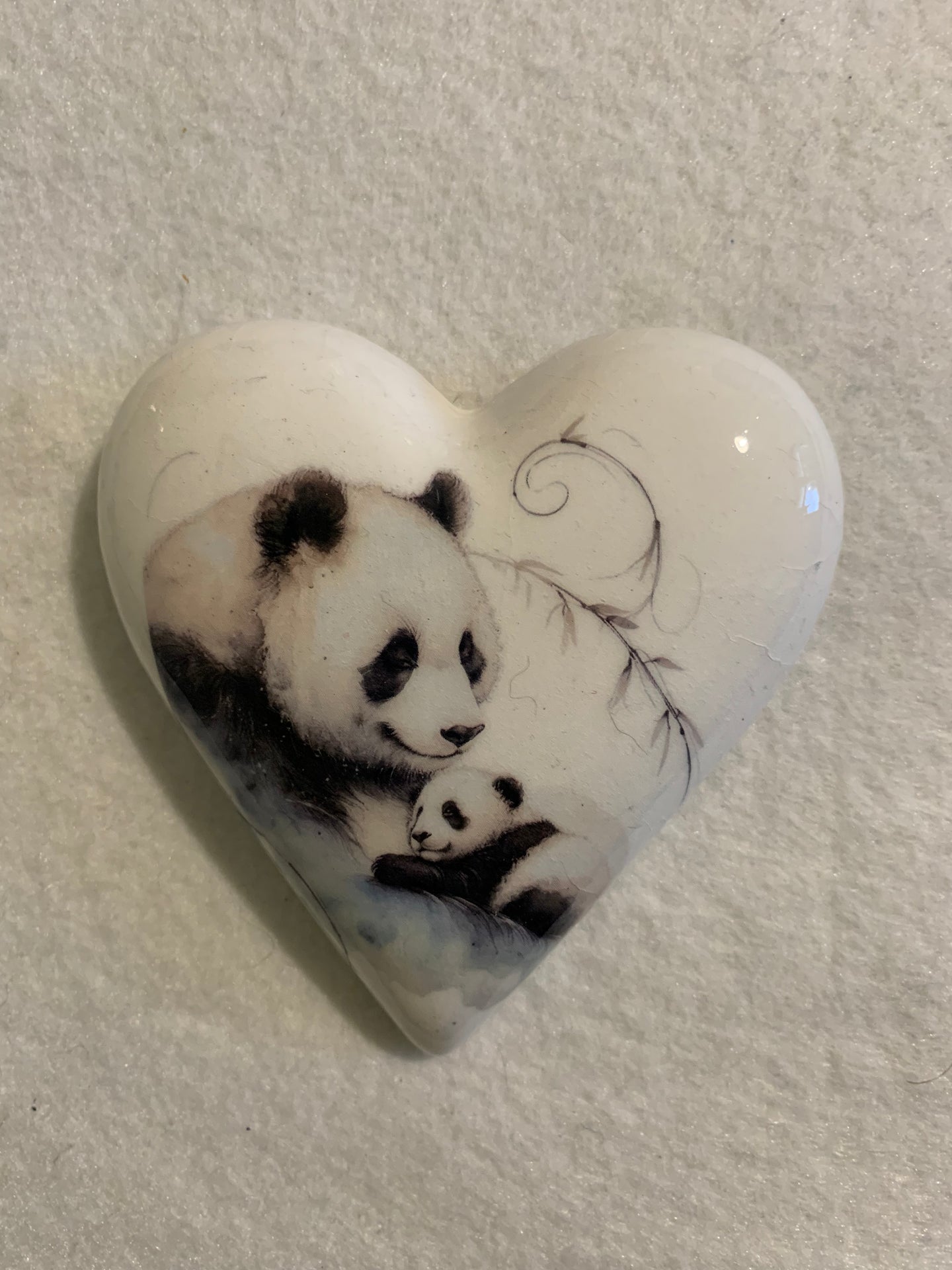 Decoupaged  Hanging Heart