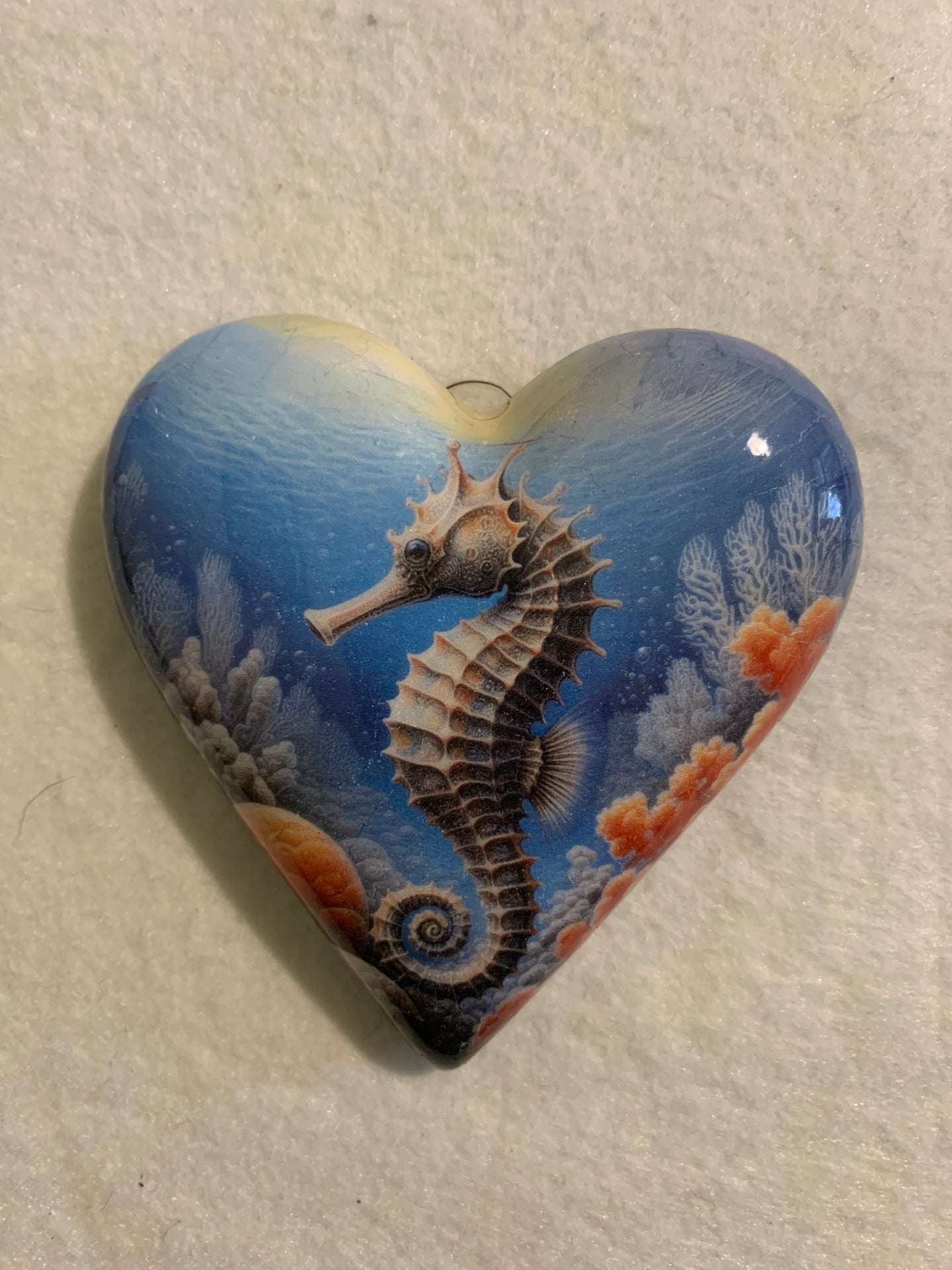 Decoupaged  Hanging Heart