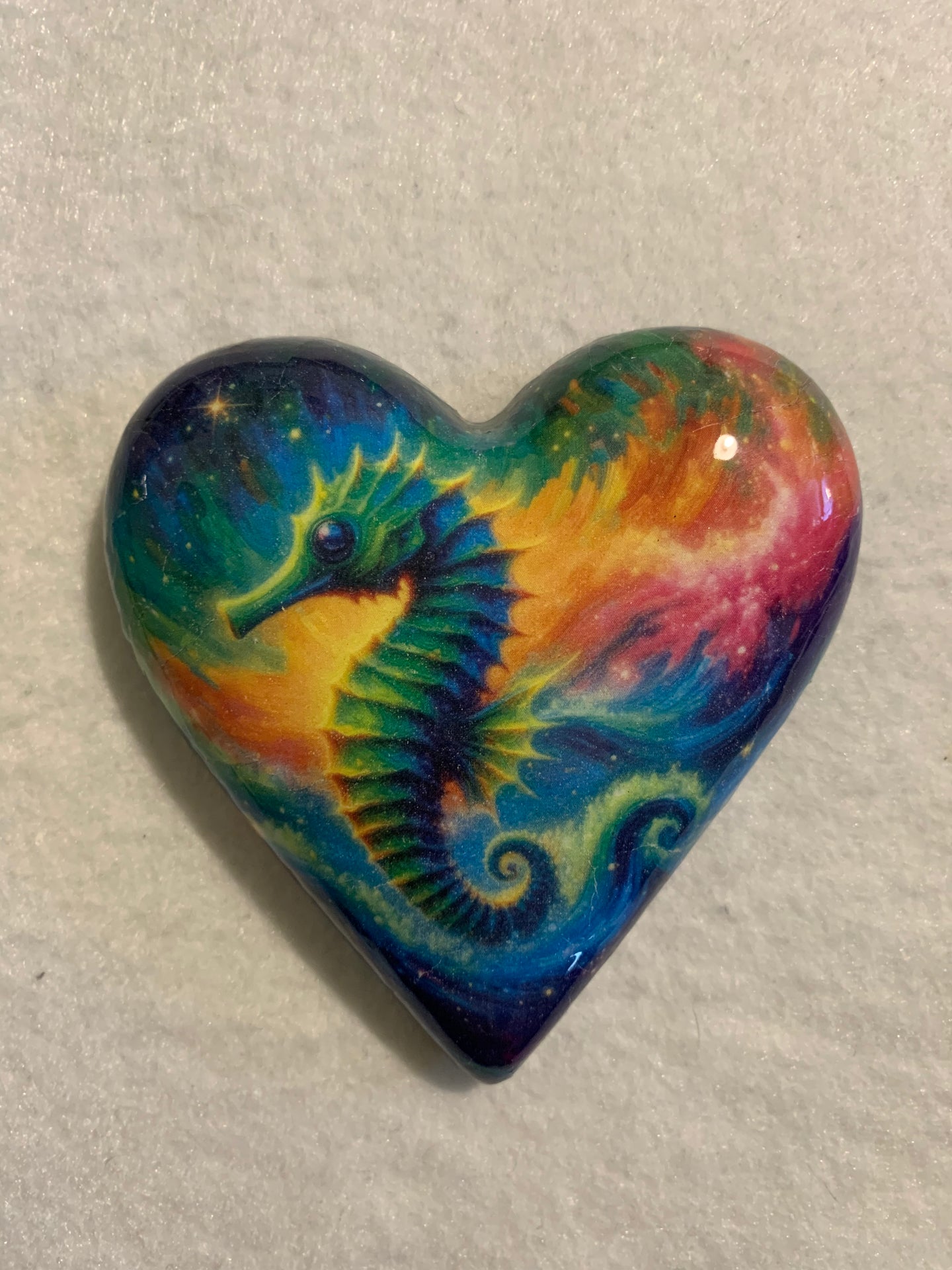 Decoupaged  Hanging Heart