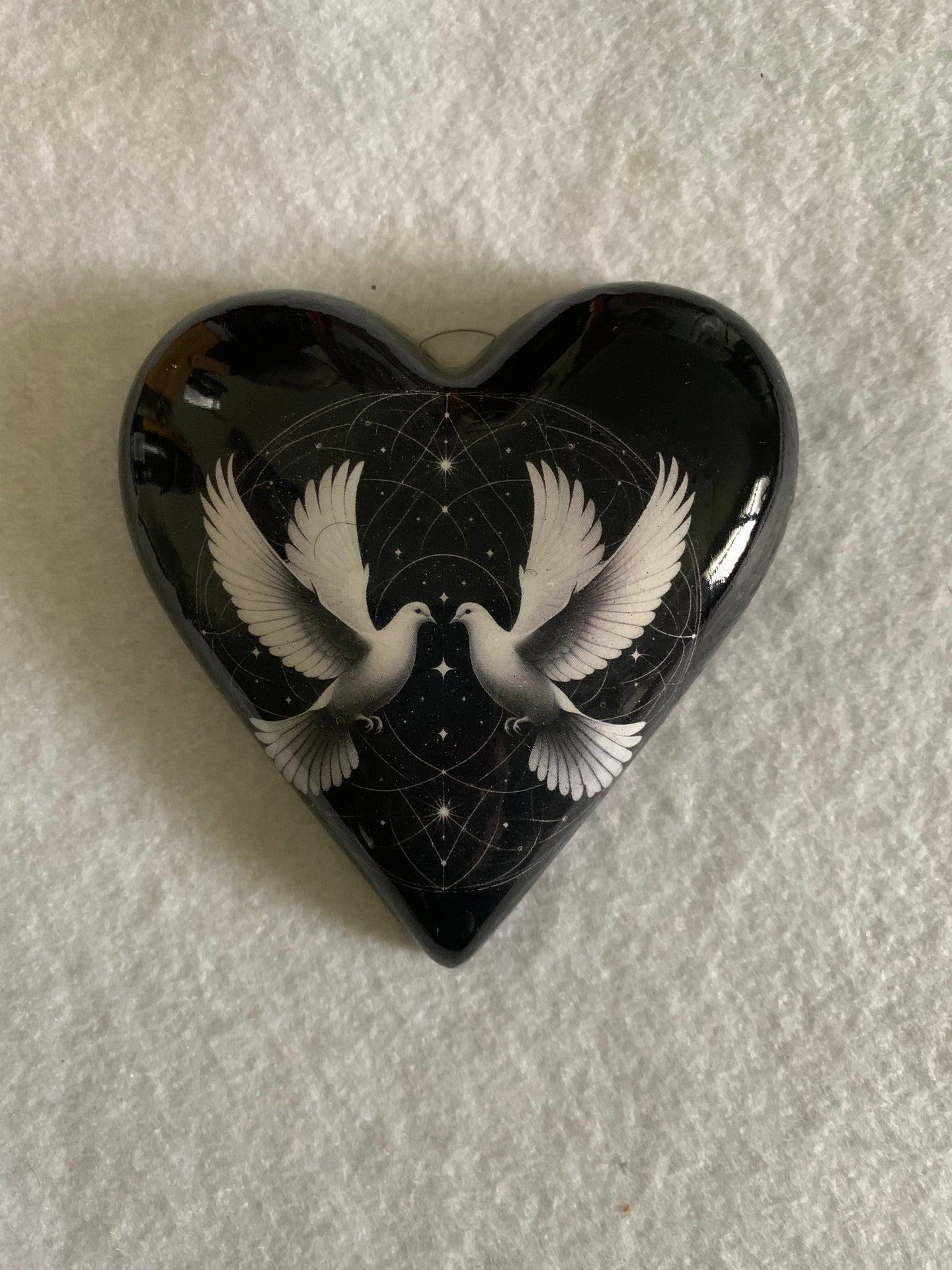 Decoupaged  Hanging Heart