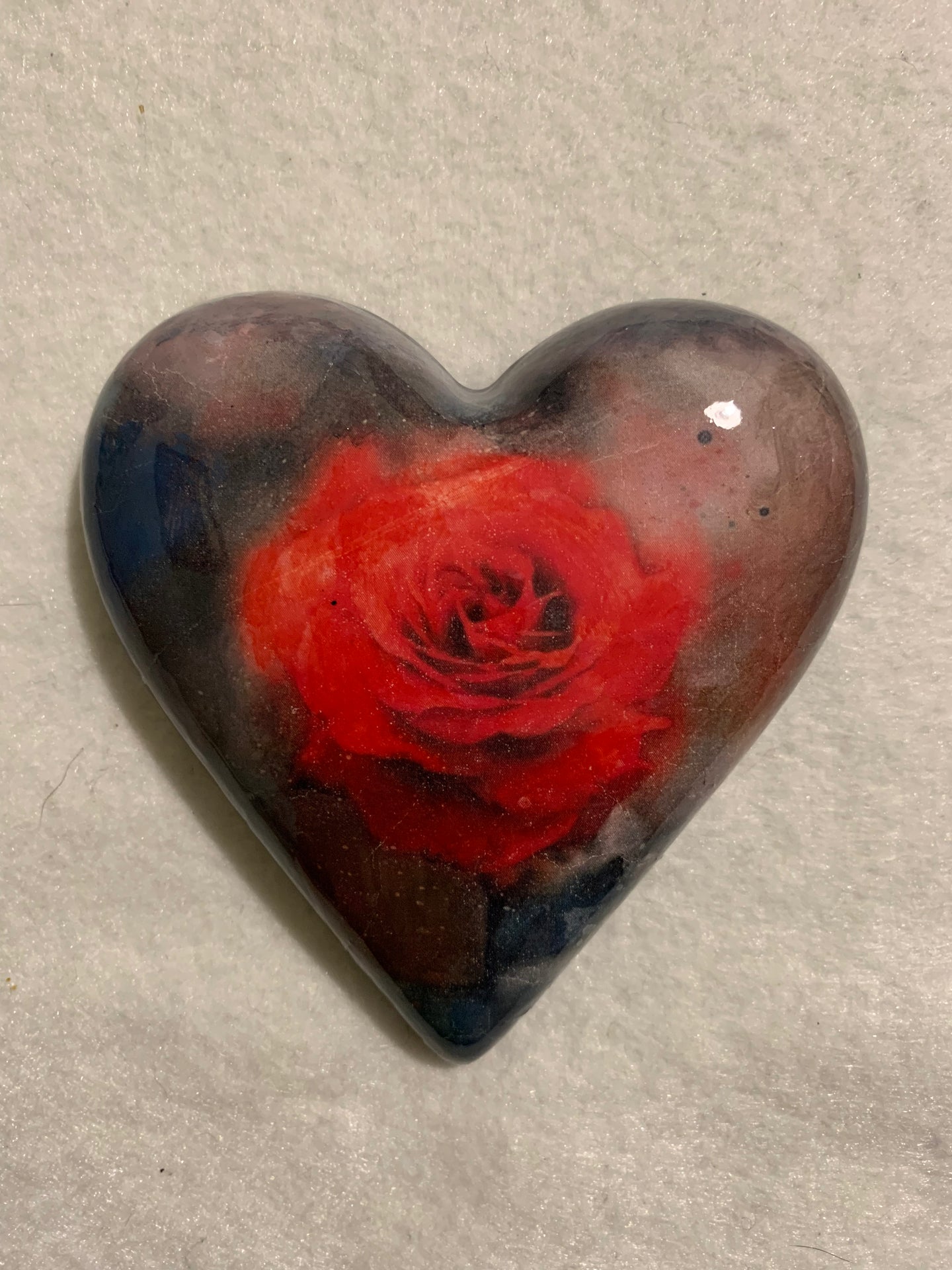 Decoupaged  Hanging Heart