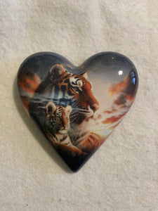 Decoupaged  Hanging Heart