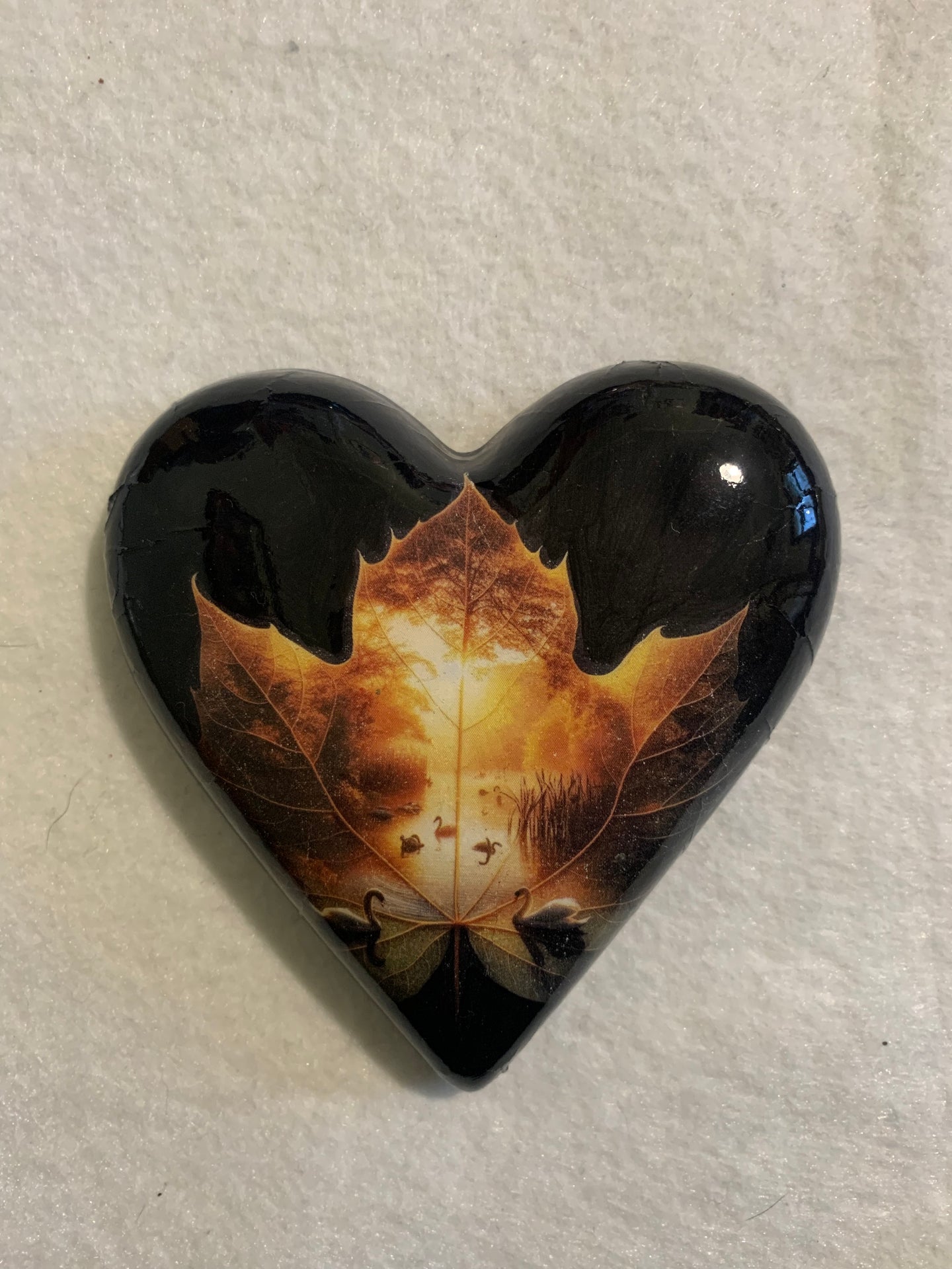 Decoupaged  Hanging Heart