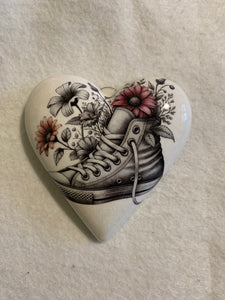 Decoupaged  Hanging Heart