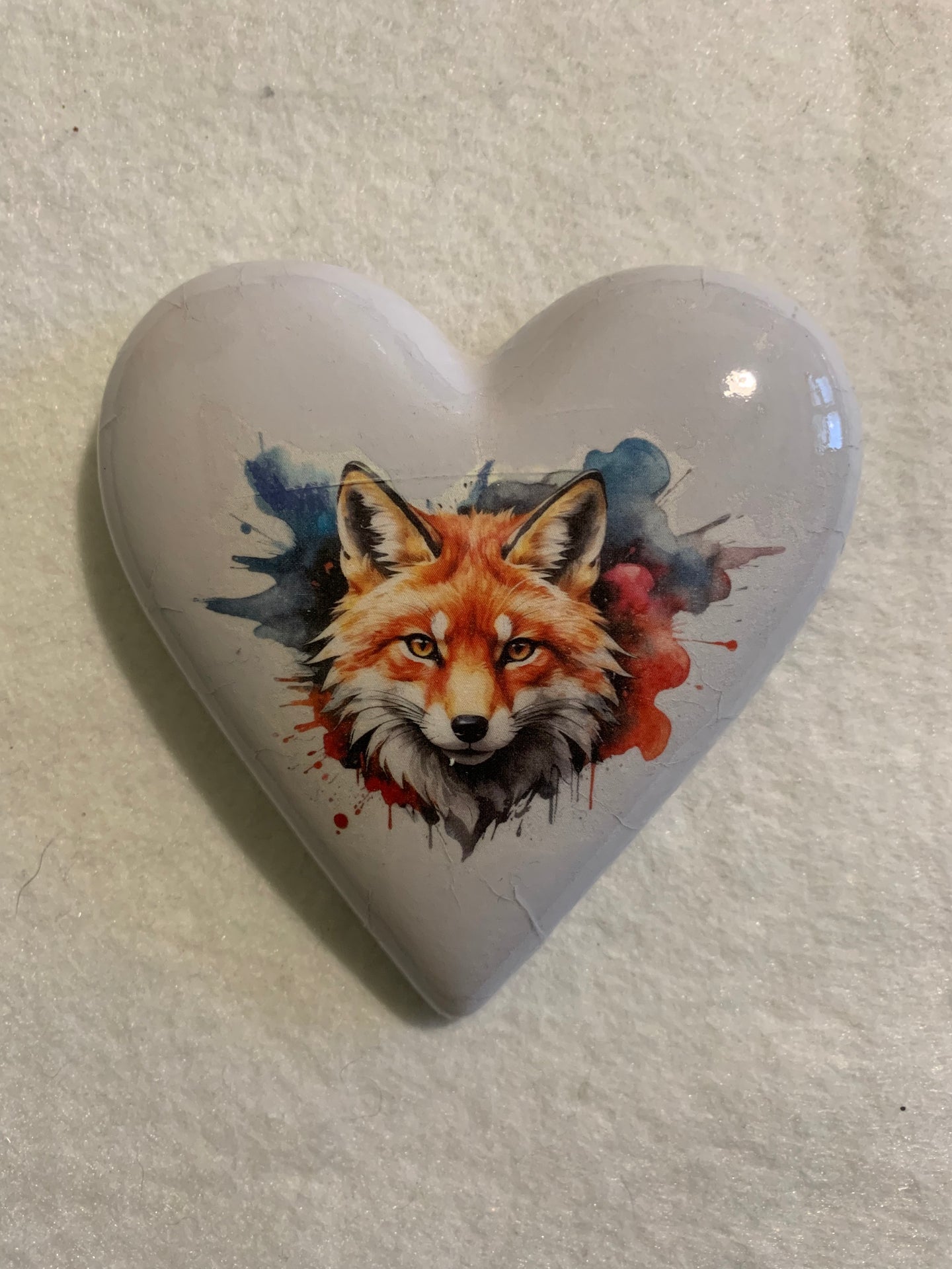 Decoupaged  Hanging Heart