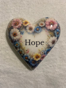 Decoupaged  Hanging Heart