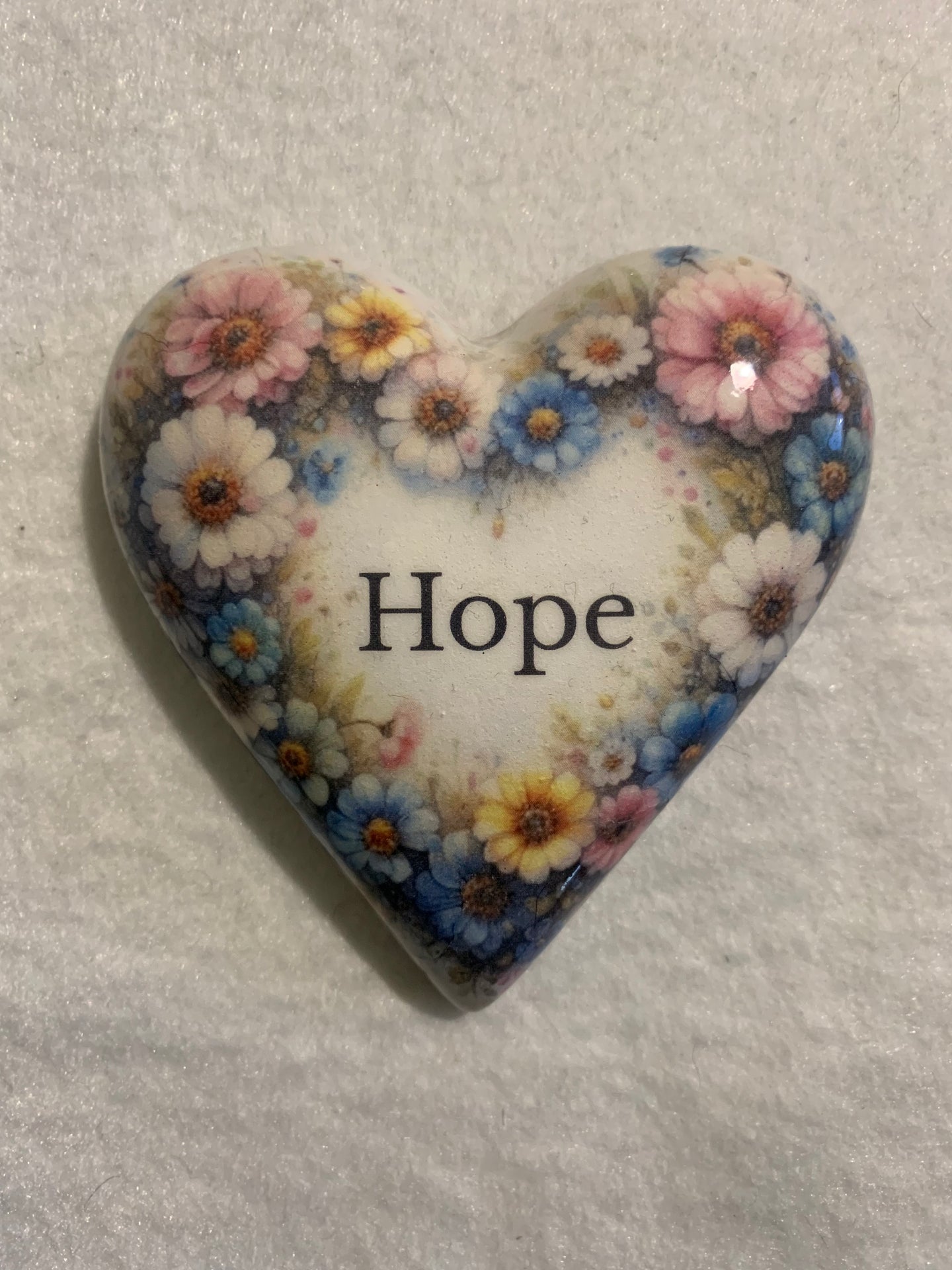 Decoupaged  Hanging Heart