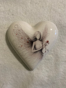 Decoupaged  Hanging Heart