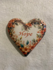 Decoupaged  Hanging Heart