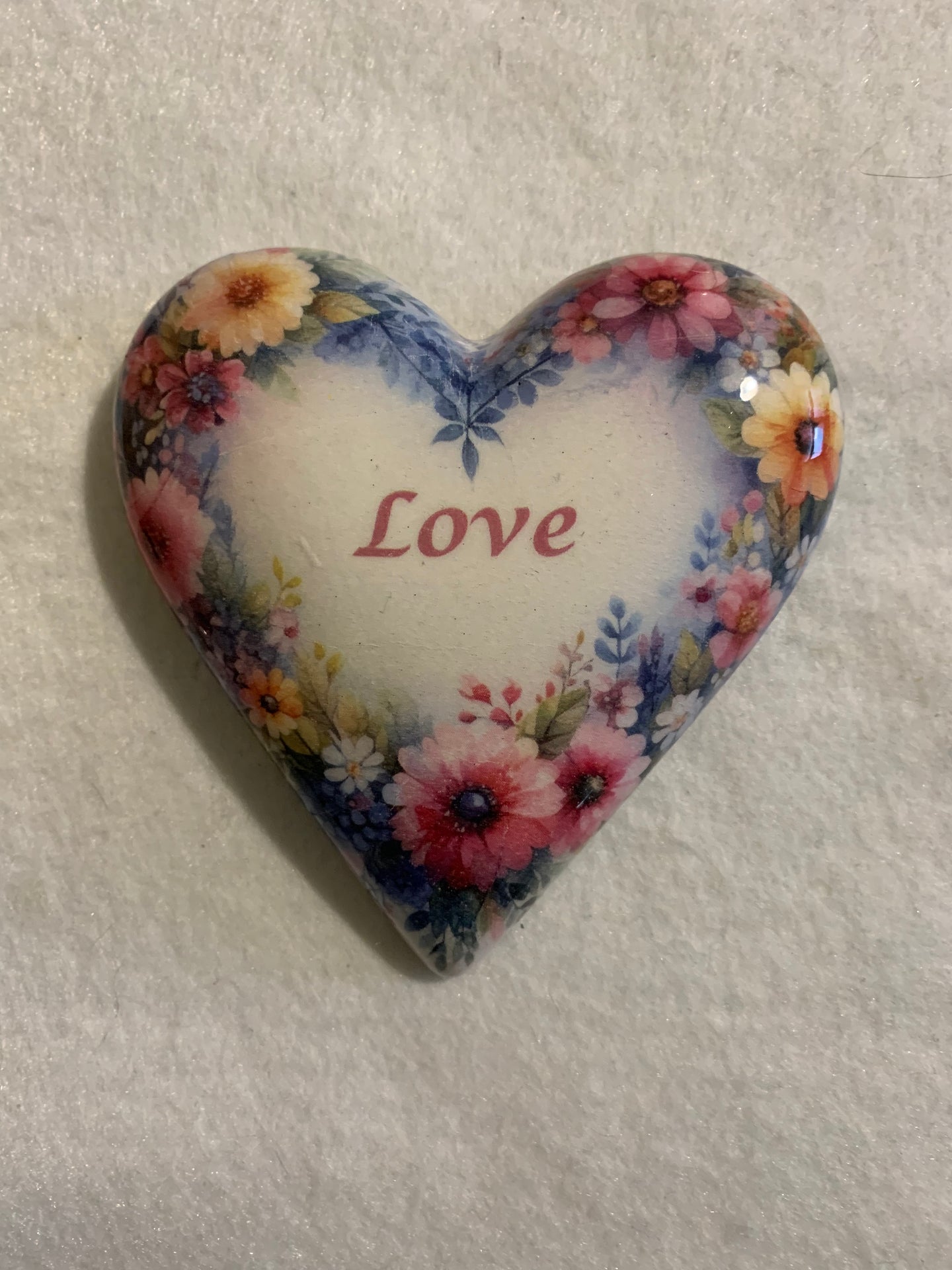 Decoupaged  Hanging Heart