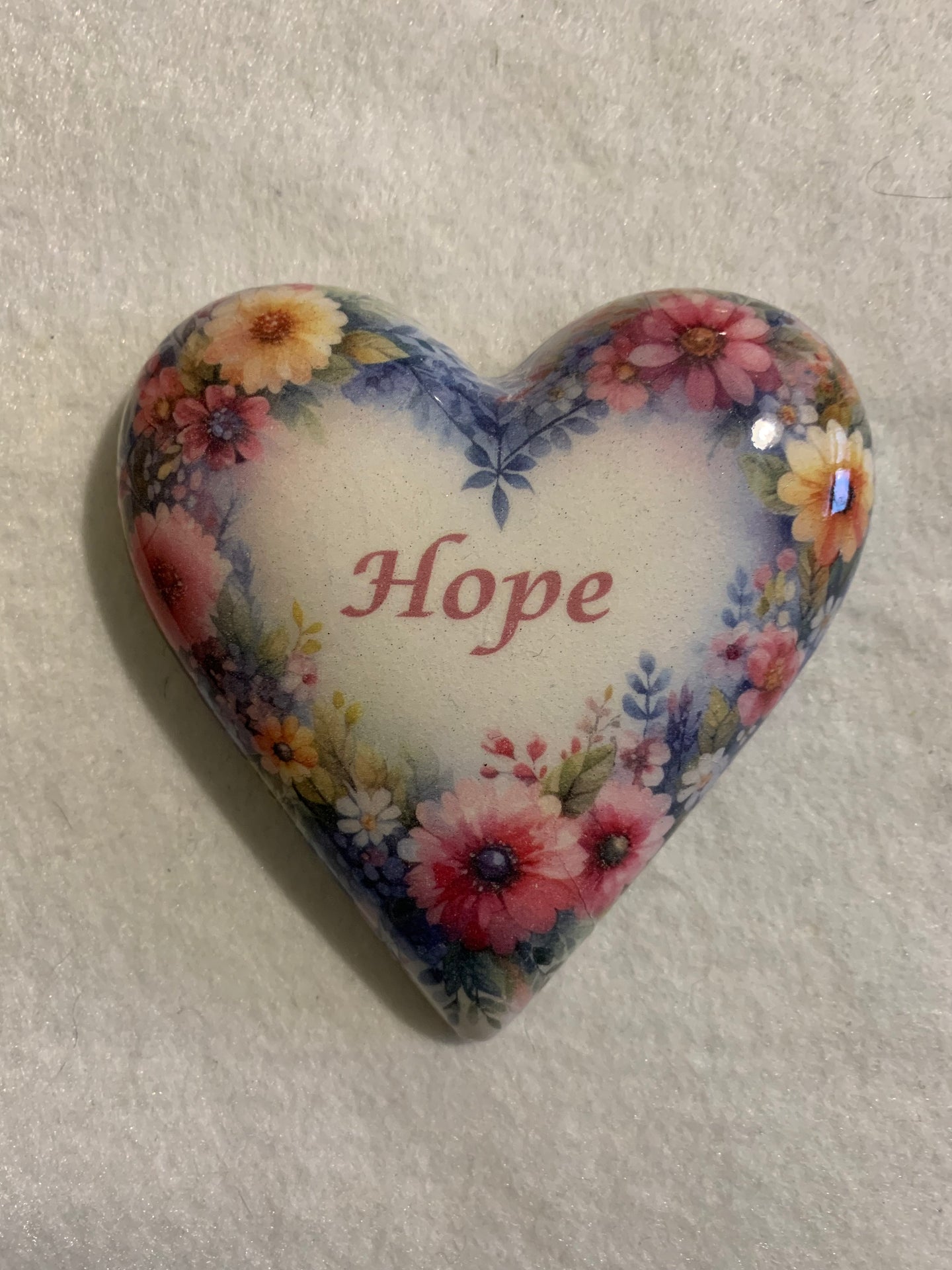 Decoupaged  Hanging Heart