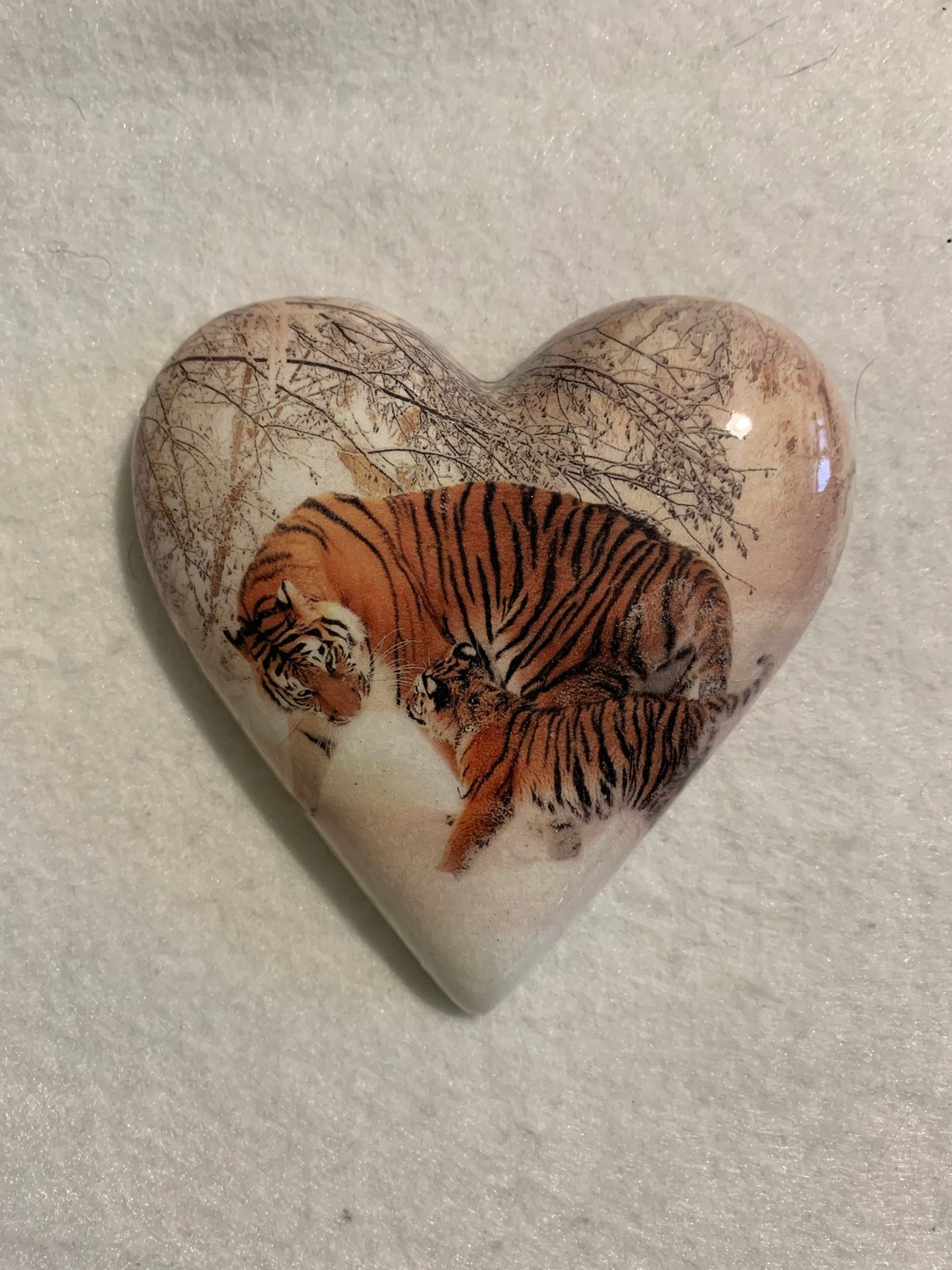 Decoupaged  Hanging Heart
