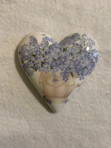 Decoupaged  Hanging Heart