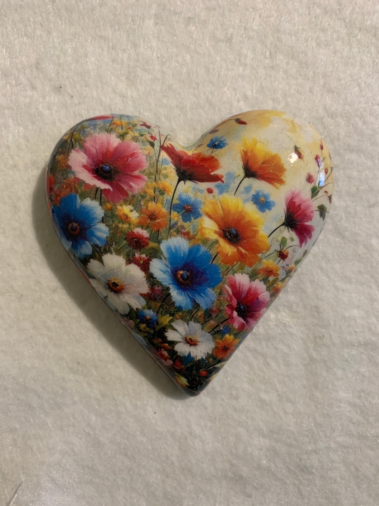 Decoupaged  Hanging Heart