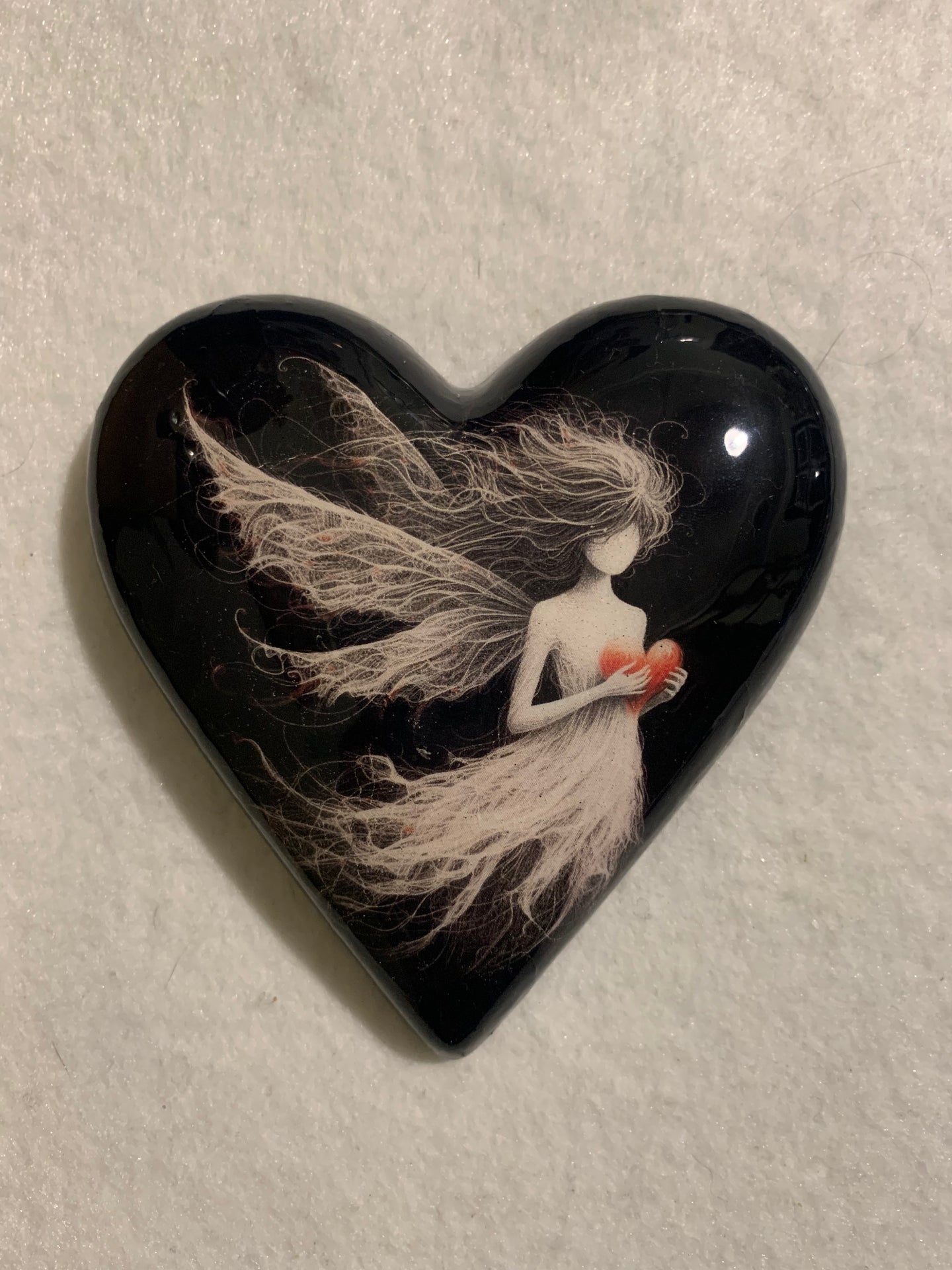 Decoupaged  Hanging Heart