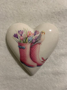 Decoupaged  Hanging Heart