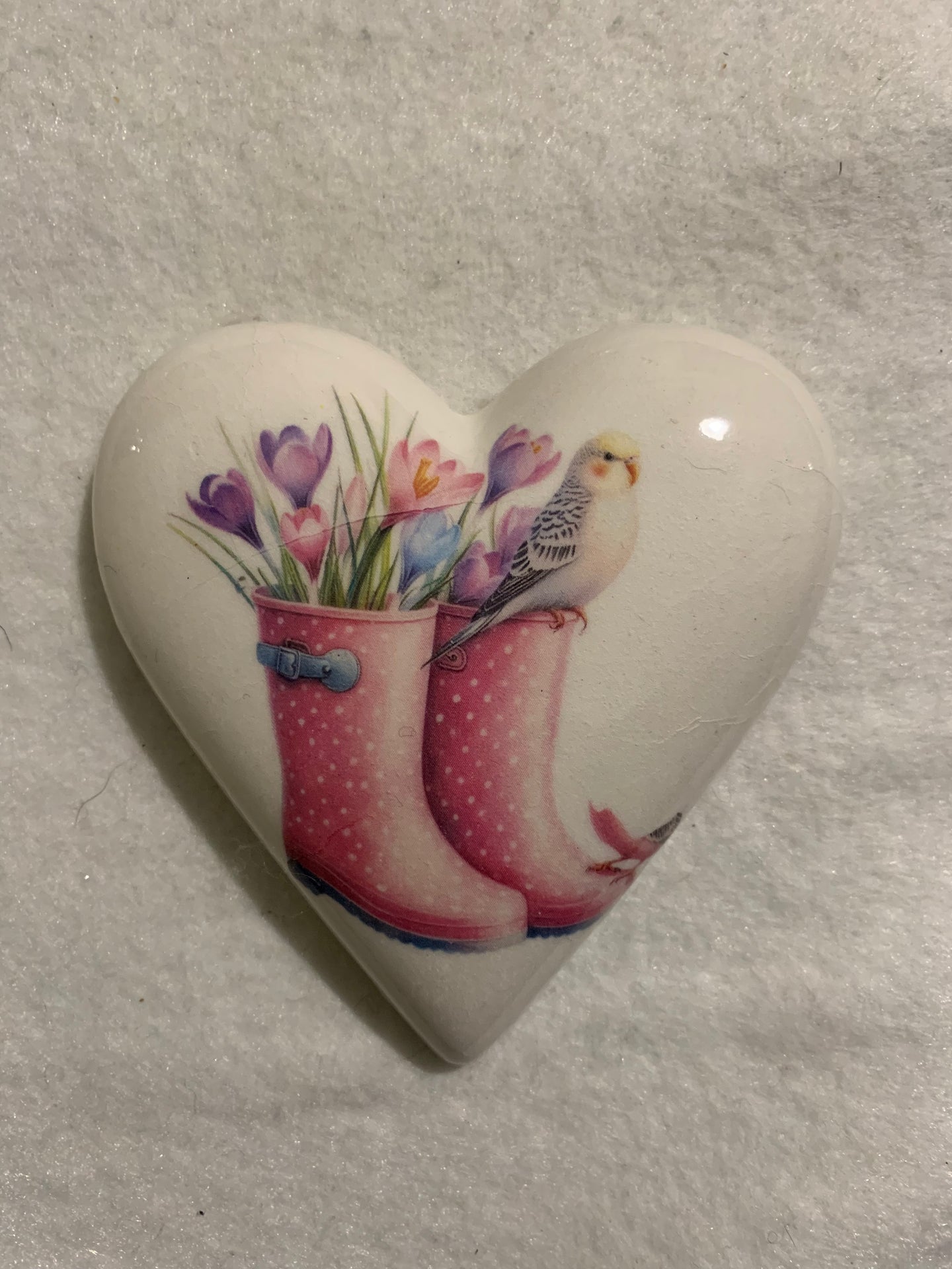 Decoupaged  Hanging Heart