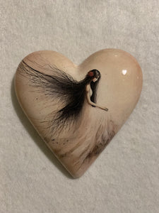 Decoupaged  Hanging Heart
