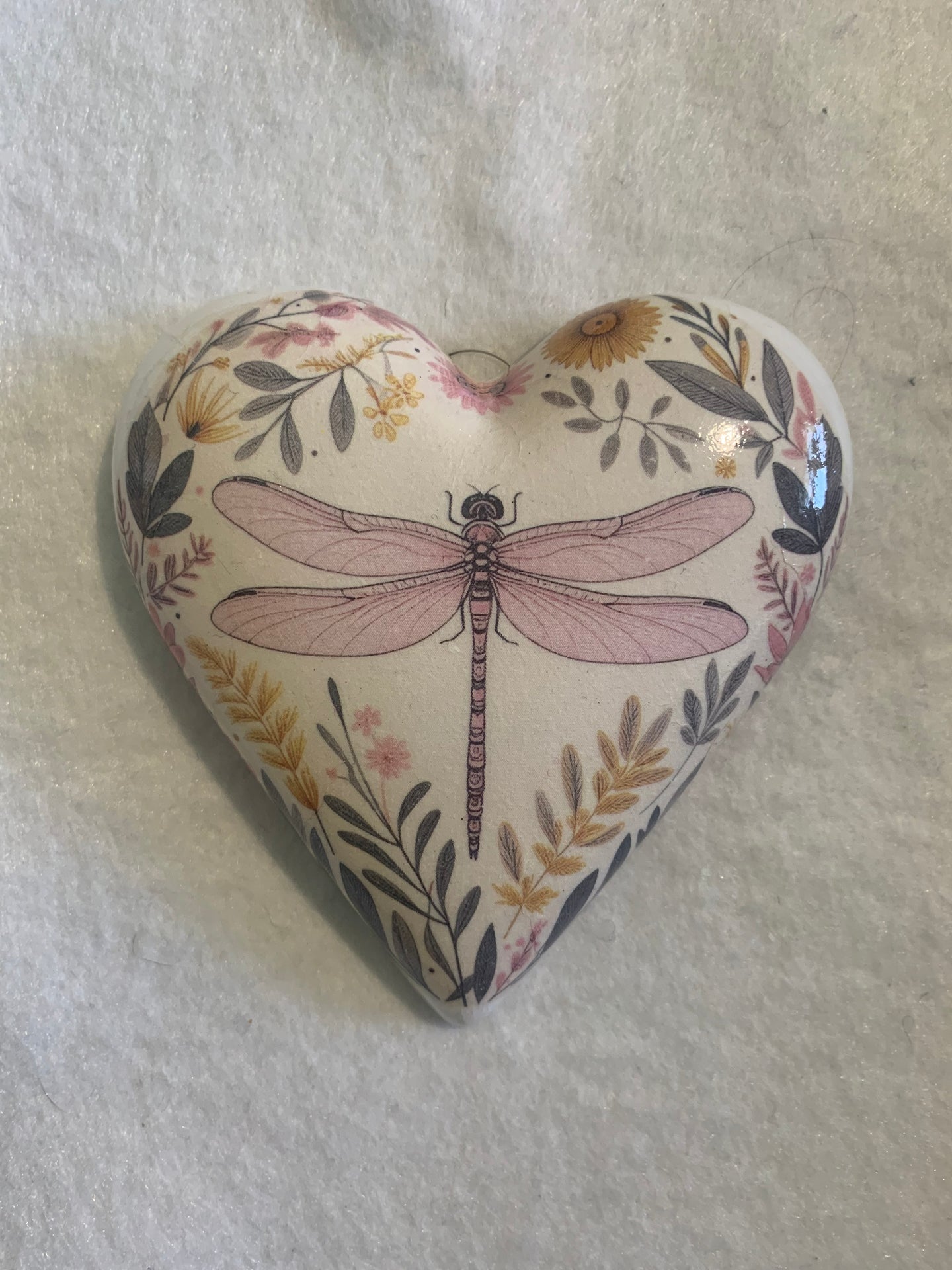 Decoupaged  Hanging Heart