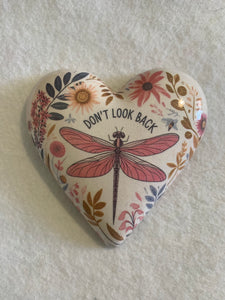 Decoupaged  Hanging Heart
