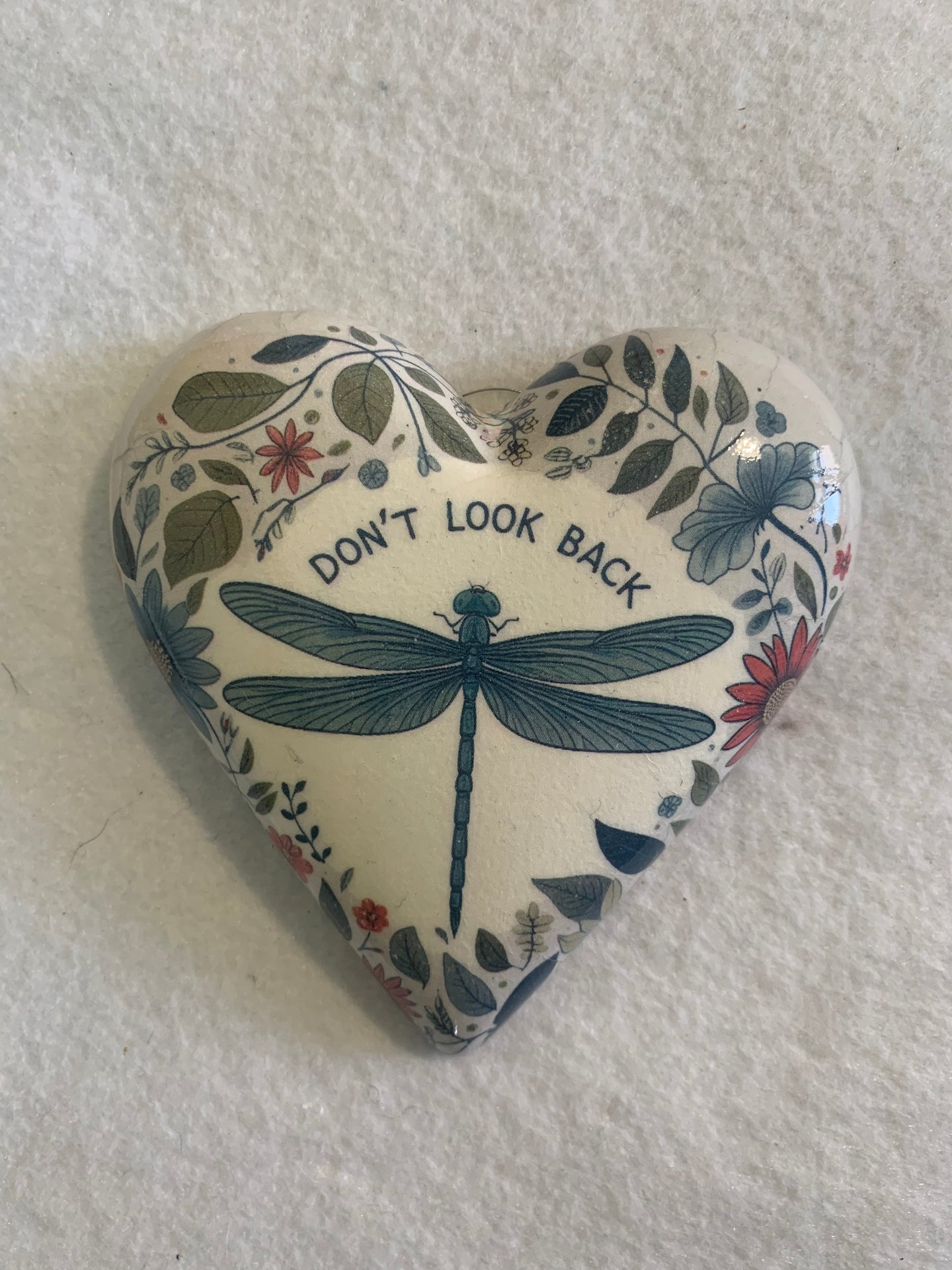 Decoupaged  Hanging Heart