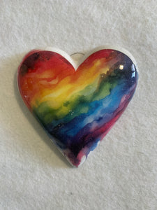 Decoupaged  Hanging Heart
