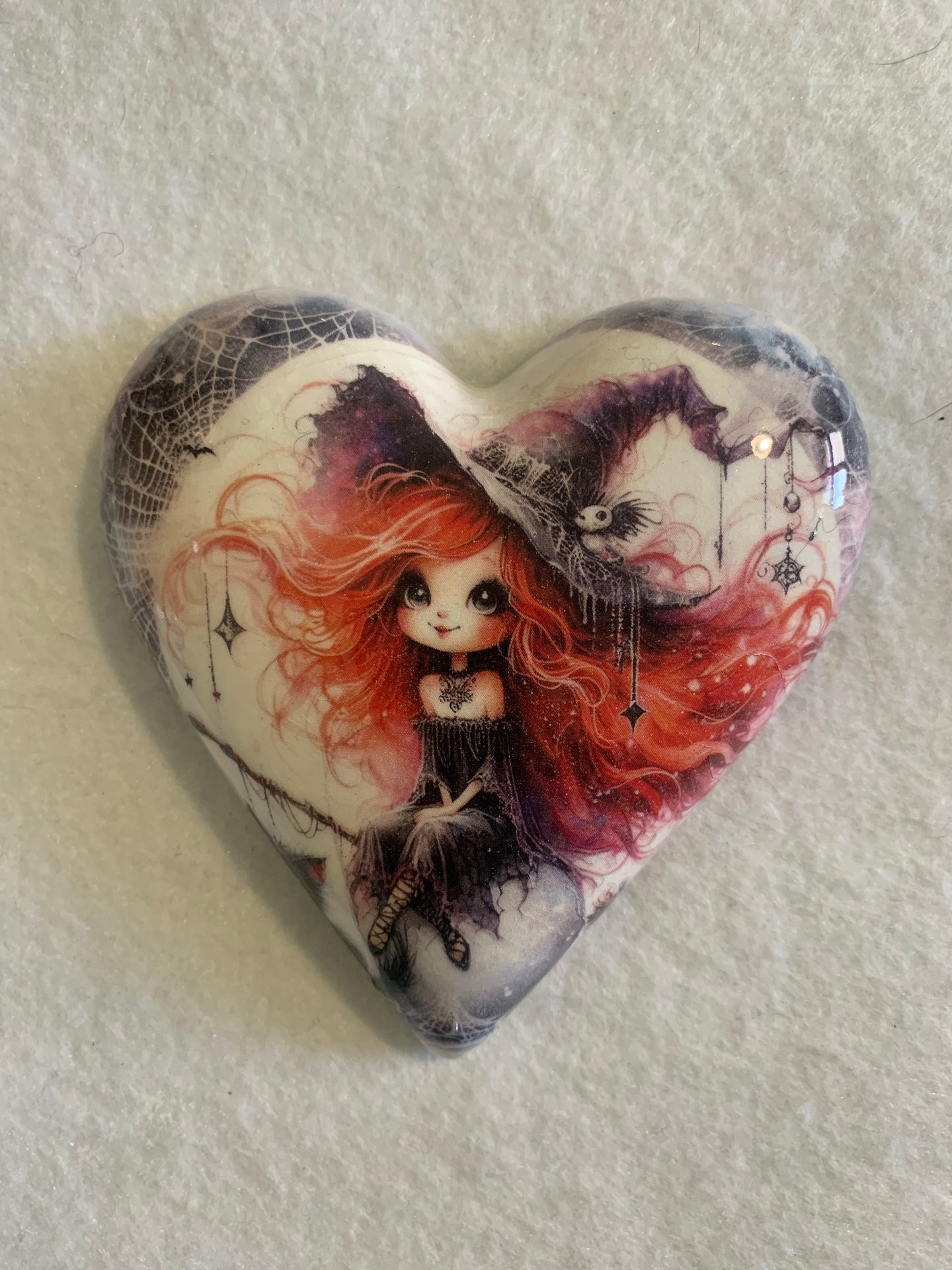 Decoupaged  Hanging Heart