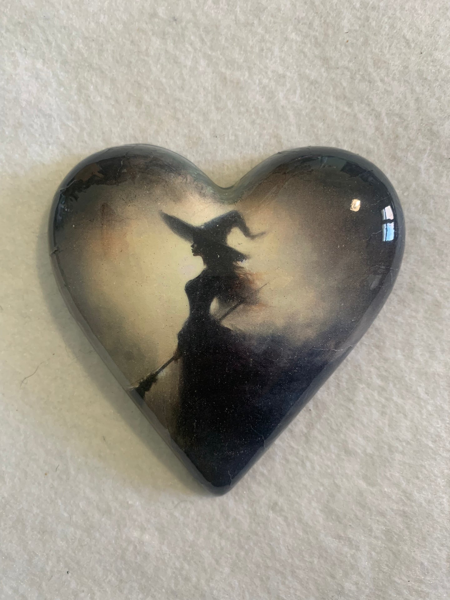 Decoupaged  Hanging Heart