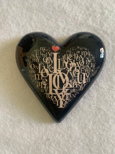 Decoupaged  Hanging Heart