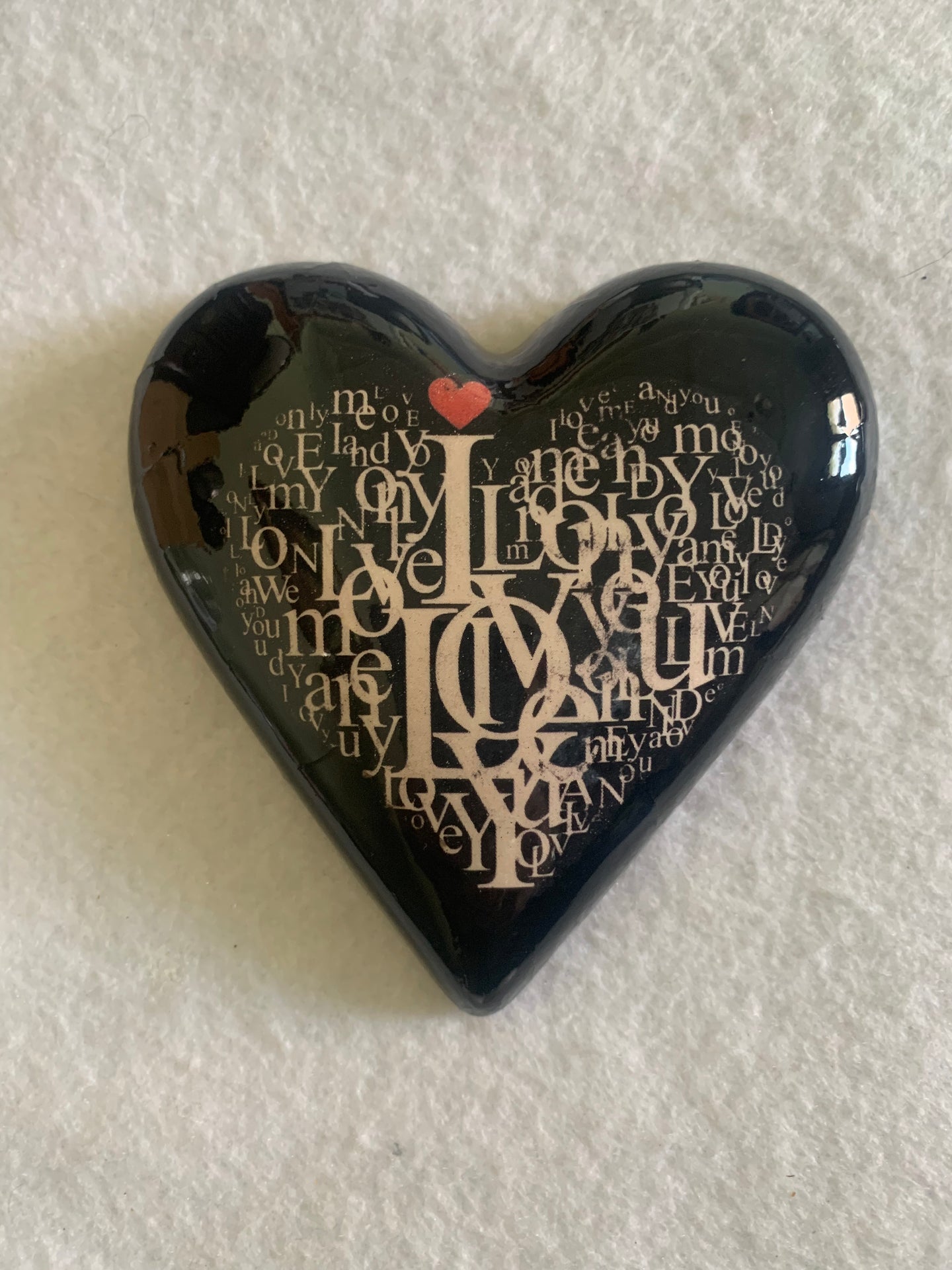 Decoupaged  Hanging Heart