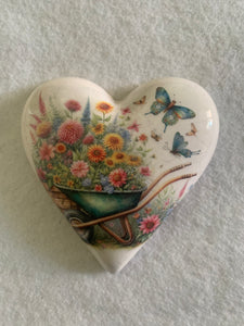 Decoupaged  Hanging Heart