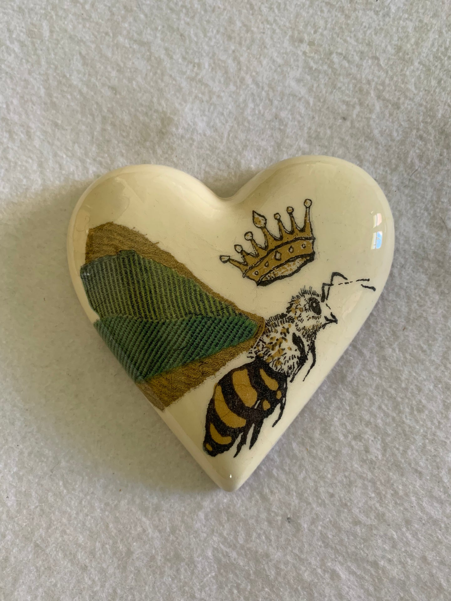 Decoupaged  Hanging Heart