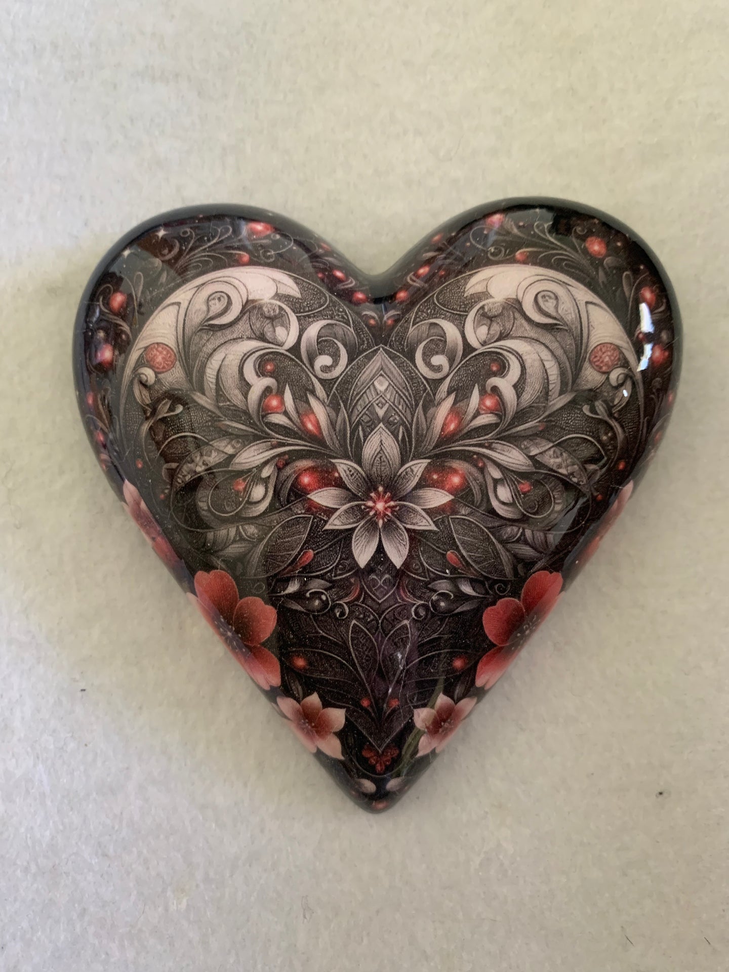 Decoupaged  Hanging Heart