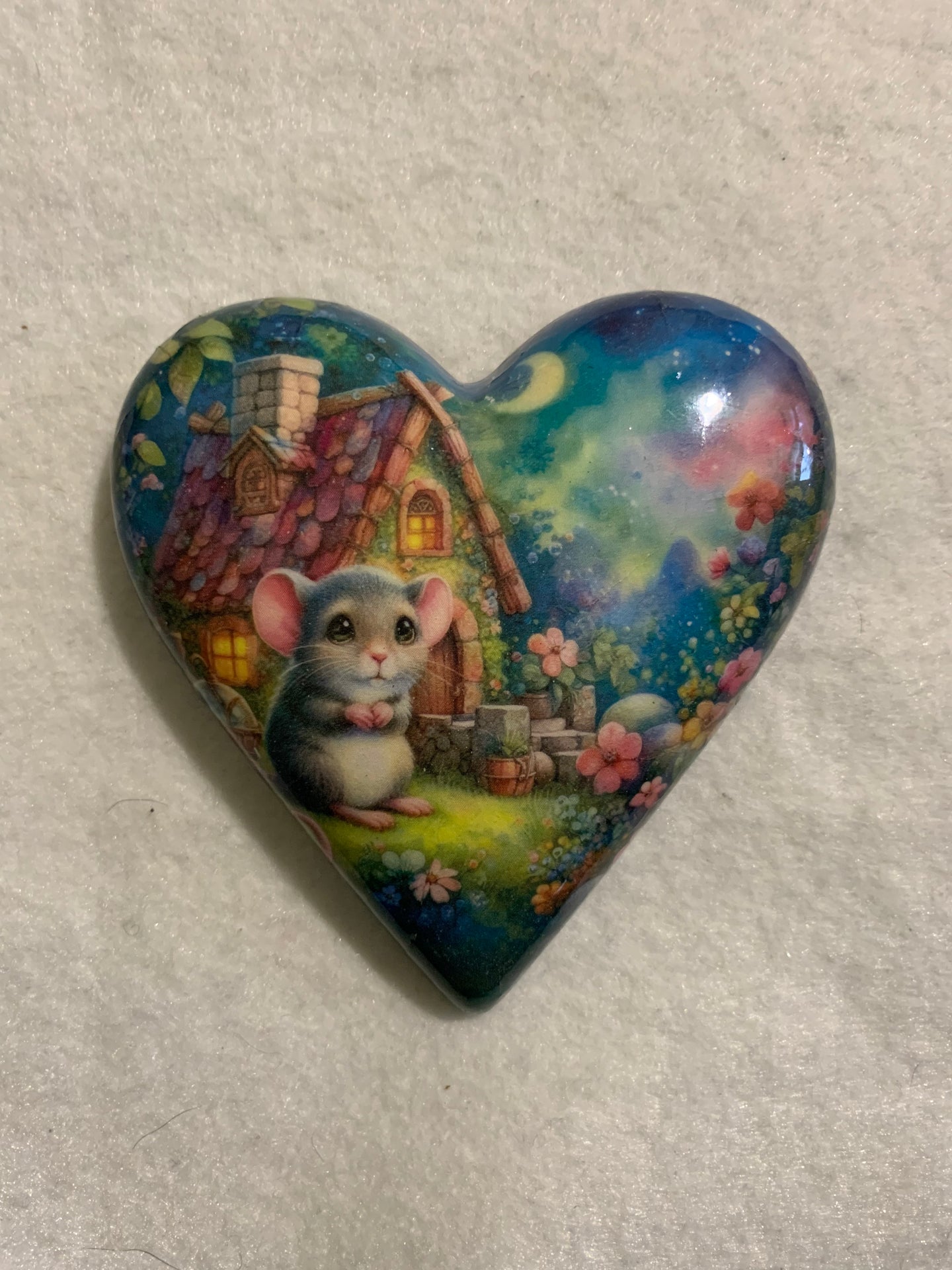 Decoupaged  Hanging Heart