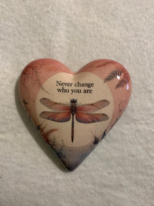 Decoupaged  Hanging Heart