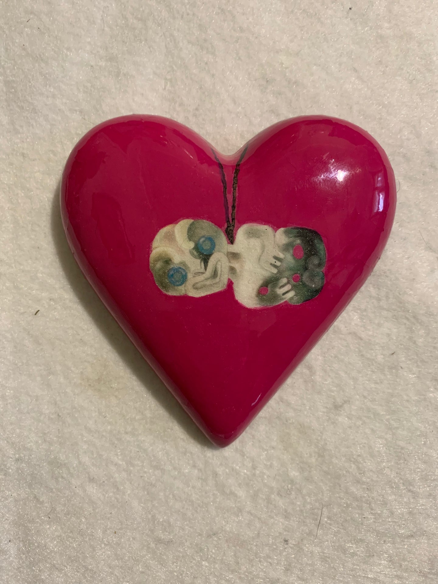 Decoupaged  Hanging Heart