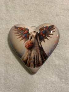 Decoupaged  Hanging Heart