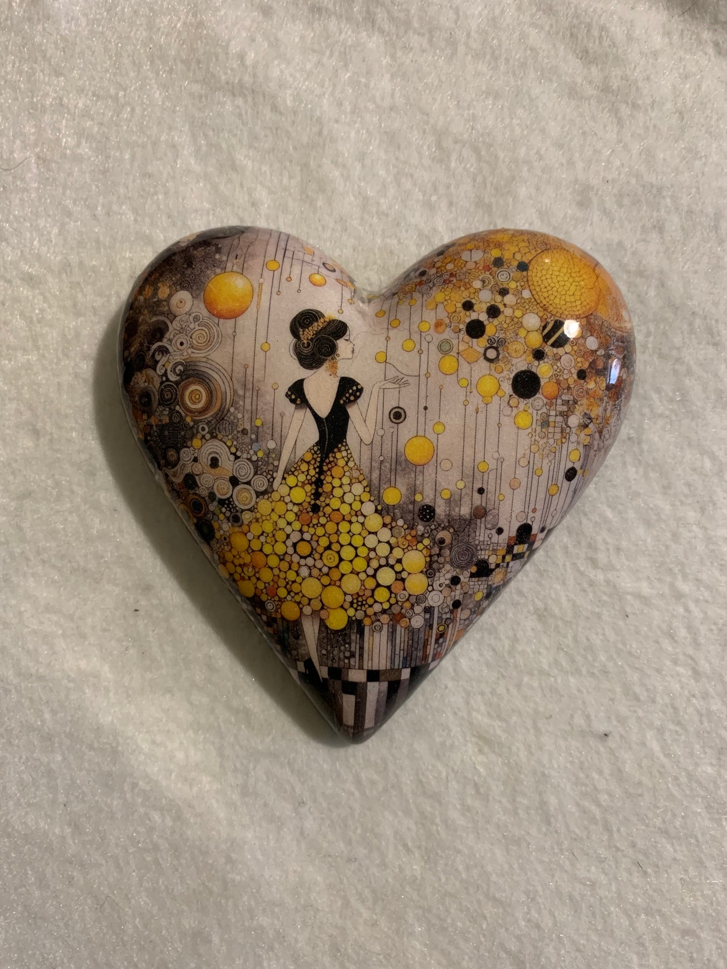 Decoupaged  Hanging Heart