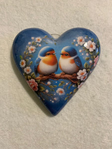 Decoupaged  Hanging Heart