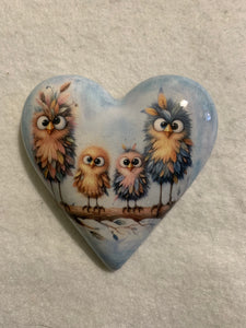 Decoupaged  Hanging Heart